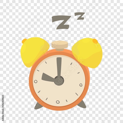 Alarm clock icon. Cartoon illustration of alarm clock vector icon for web