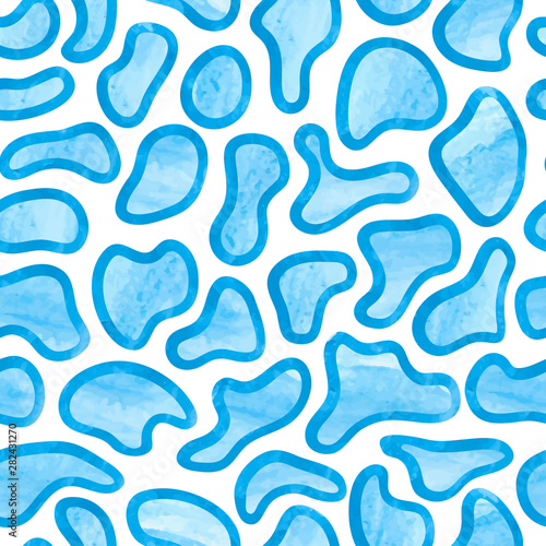 Seamless watercolor pattern...