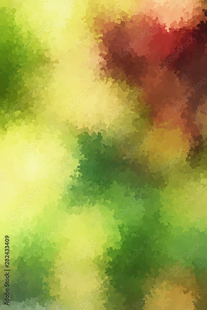 lots circle for impressionistic abstract background