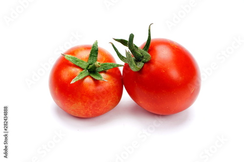 Wallpaper Mural ripe fresh tomatoes isolated on white background Torontodigital.ca