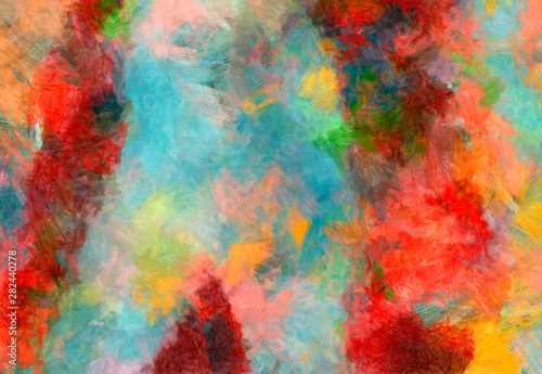 Abstract watercolor texture background. Oil painting style