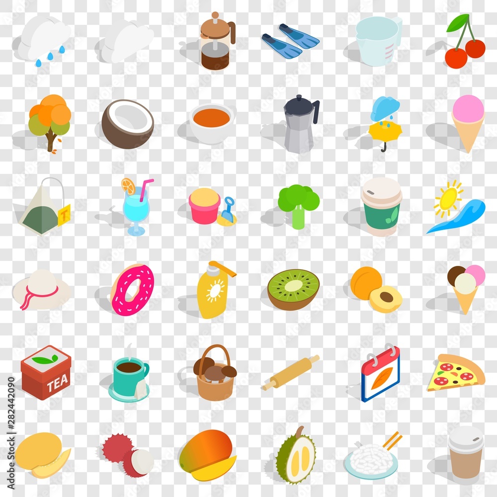 Infusion icons set. Isometric style of 36 infusion vector icons for web for any design Infusion icons set. Isometric style of 36 infusion vector icons for web for any design