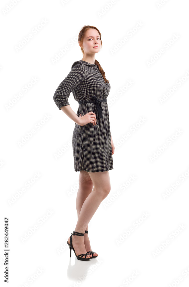 Full length portrait of a confident young female Full length portrait of a confident young female
