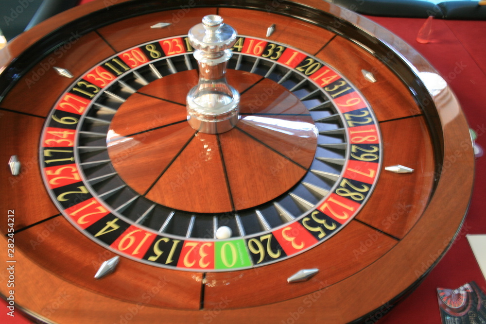 Naklejka premium casino roulette