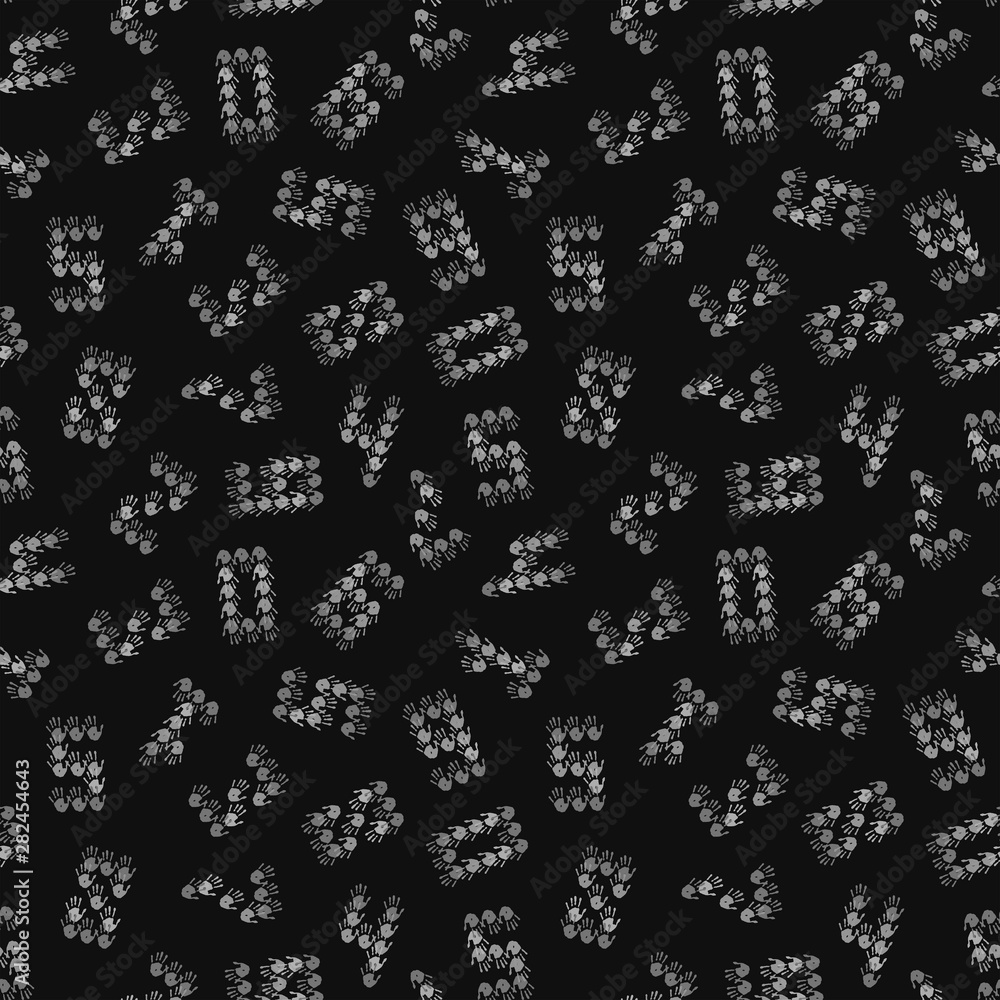 Number seamless pattern. Math background. Number seamless pattern. Math background.