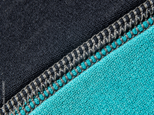 Foto Neoprene stitch macro