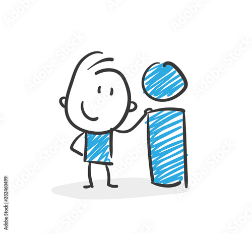 Stickman Blue: Information. (Nr. 4)	