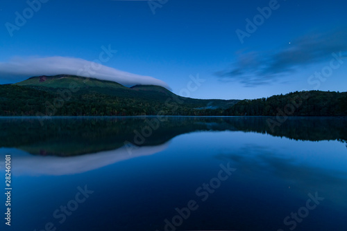 evening lake in mountains