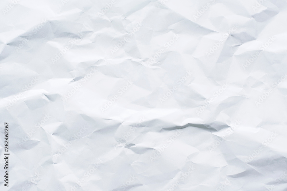 Obraz premium White crumpled paper texture background