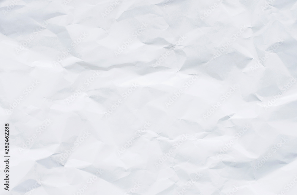 White crumpled paper texture background White crumpled paper texture background