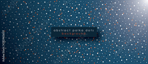 Abstract Shape Isolated on White Background. Varicolored Slapstick Paper Round Particles. Graphic Design Template