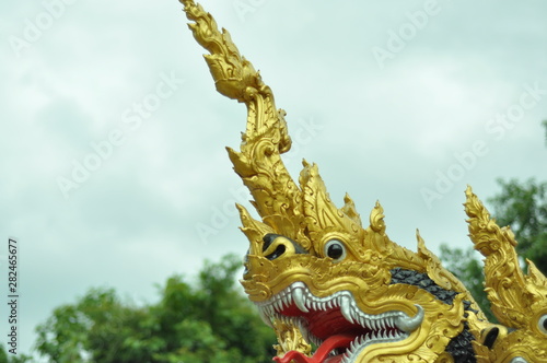 chinese dragon on the roof