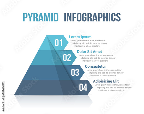 Pyramid Infographics photo