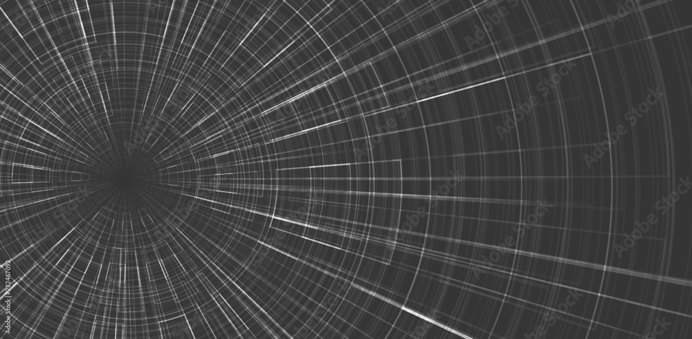 Hyperspace speed motion on Black background,warp and expanding movement concept,vector Illustration.