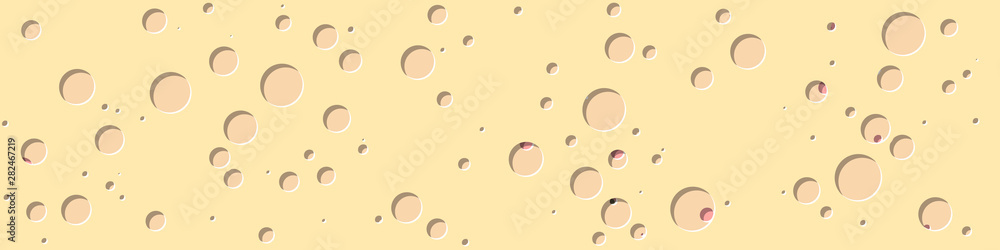 Abstract Generative Art color distributed circles holes background illustration Abstract Generative Art color distributed circles holes background illustration
