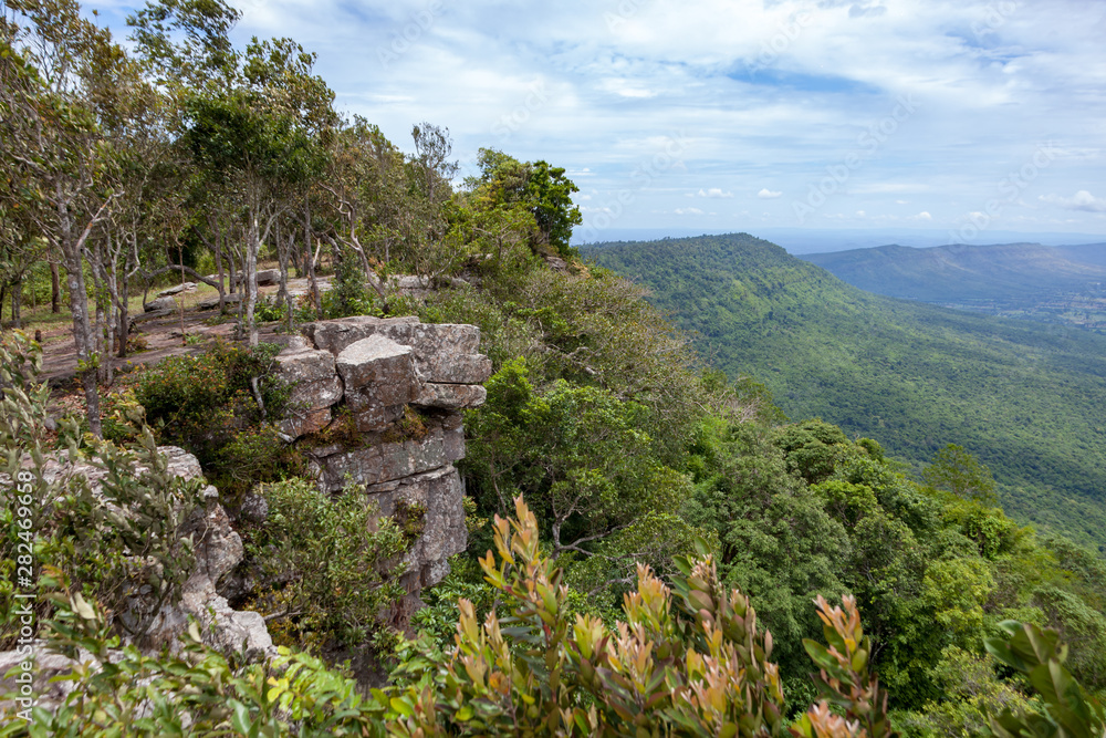 Natural cliffs without the city