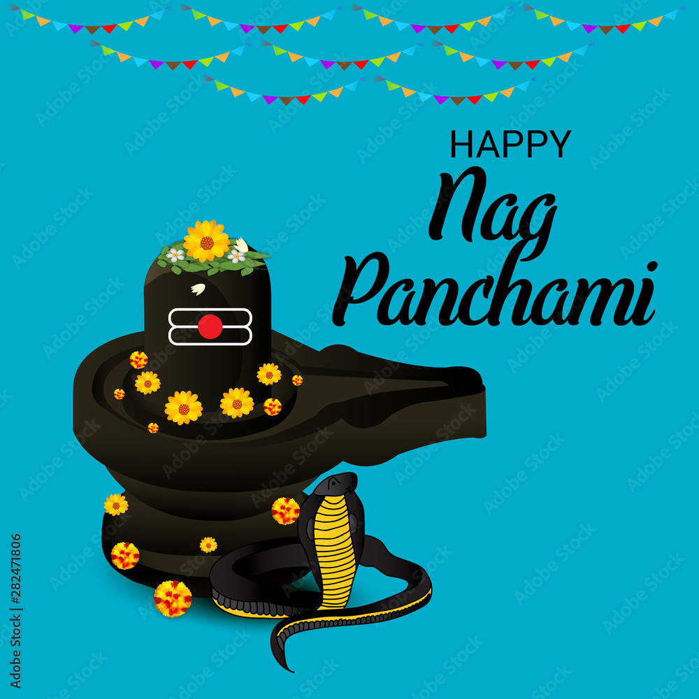 Happy Nag Panchami Stock Illustration | Adobe Stock