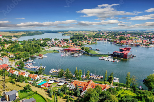 Mikołajki - the city of Mazury in north-eastern Poland
