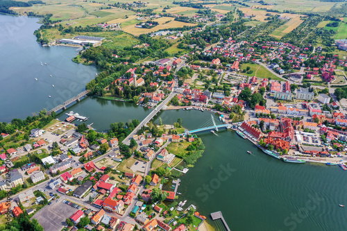 Fototapeta Naklejka Na Ścianę i Meble -  Mikołajki - the city of Mazury in north-eastern Poland