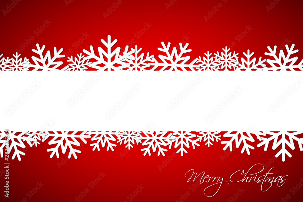 White Christmas snowflake on red background with space for your wishes, simple holiday card with snowflakes, Merry Christmas White Christmas snowflake on red background with space for your wishes, simple holiday card with snowflakes, Merry Christmas