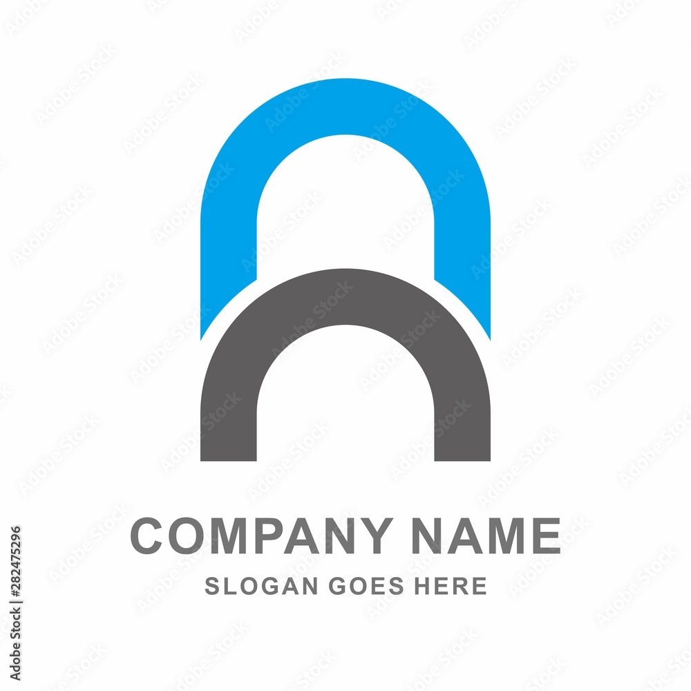 Monogram Letter A Business Company Vector Logo Design Template Monogram Letter A Business Company Vector Logo Design Template