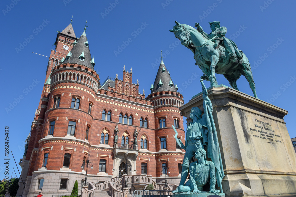Fototapeta premium The town hall of Helsingborg on Sweden