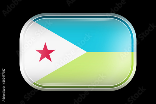 Flag of Djibouti. Matted Vector Icon. Vector Rectangular Shape Free Download Flag of Djibouti. Matted Vector Icon. Vector Rectangular Shape - GFXLoad
