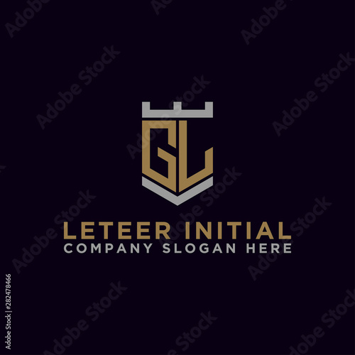 Inspiring company logo design from the initial letters GL logo icon. -Vectors