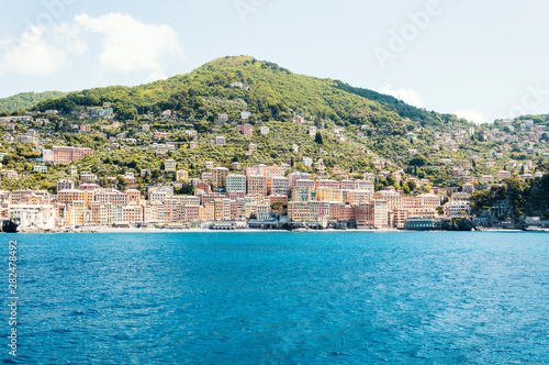 Beautiful view in Camogli, Liguria
