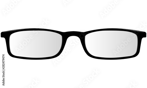 Narrow reading glasses and optical lenses