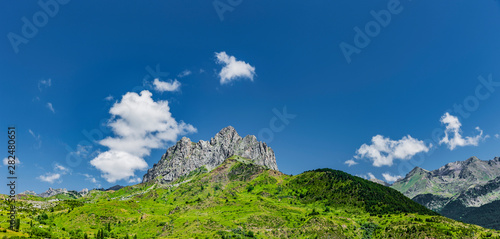 Berglandschaft am col Du Portalet, Französische Pyrenäen