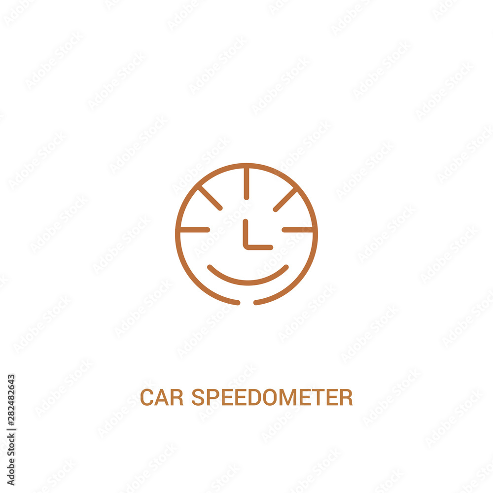car speedometer concept 2 colored icon. simple line element illustration. outline brown car speedometer symbol. can be used for web and mobile ui/ux. car speedometer concept 2 colored icon. simple line element illustration. outline brown car speedometer symbol. can be used for web and mobile ui/ux.