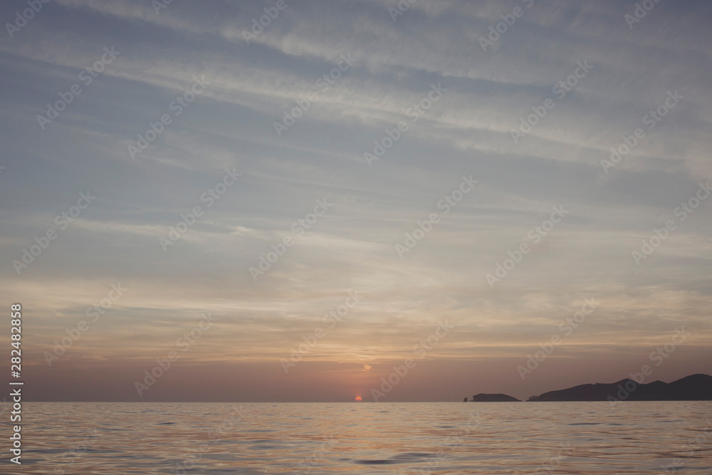 Fototapeta premium Atardecer Ibicenco
