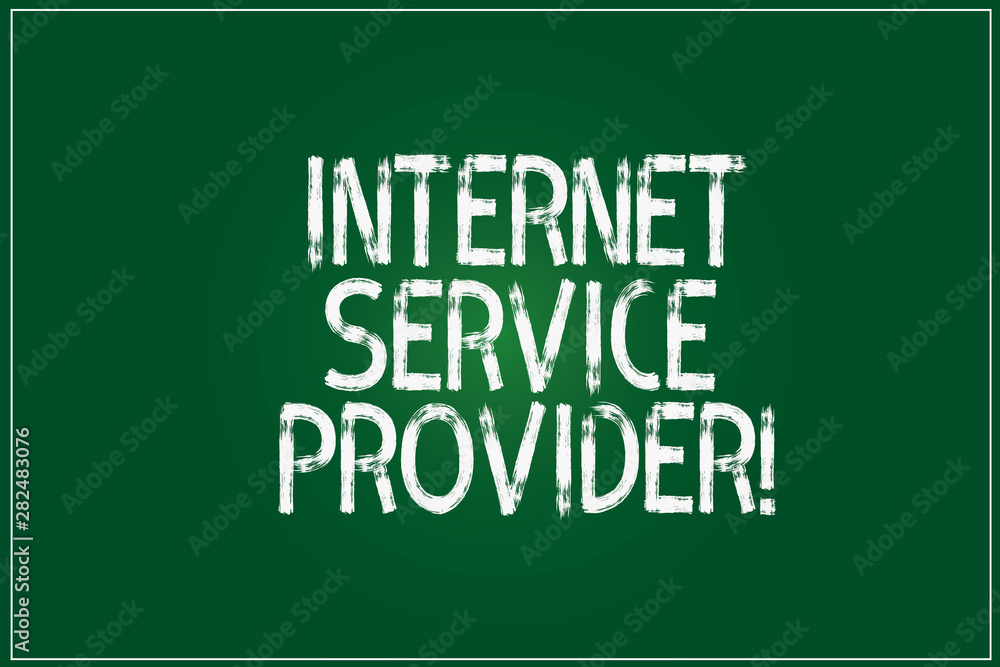 Conceptual hand writing showing Internet Service Provider. Business photo showcasing Company that provides access to the Internet Color Rectangular Shape Outline and Round Beam in Center Conceptual hand writing showing Internet Service Provider. Business photo showcasing Company that provides access to the Internet Color Rectangular Shape Outline and Round Beam in Center