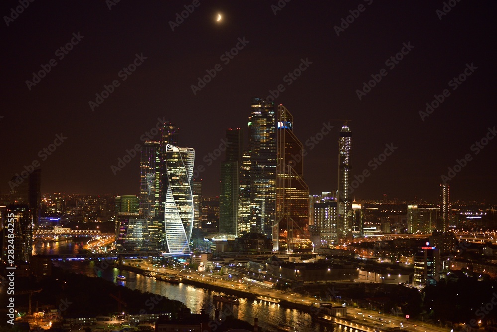 Obraz premium Ночная Москва