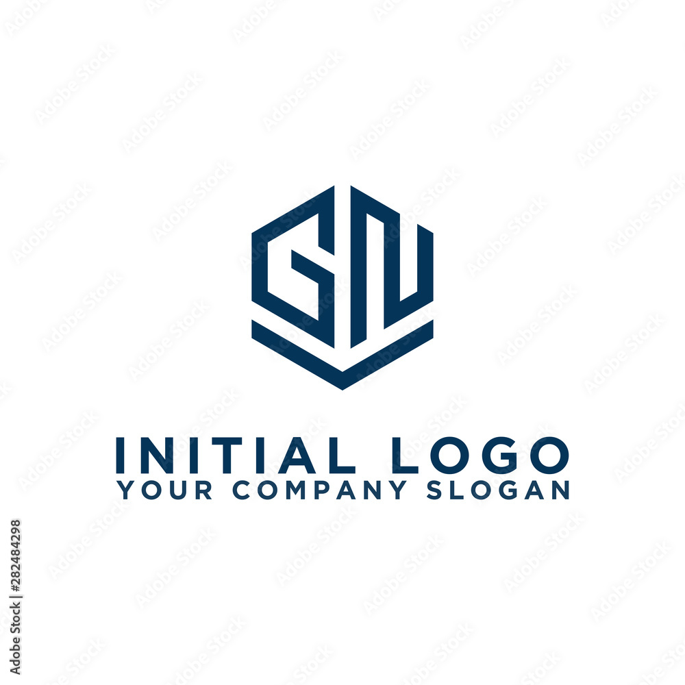Inspiring company logo designs from the initial letters of the GN logo icon. -Vectors Inspiring company logo designs from the initial letters of the GN logo icon. -Vectors
