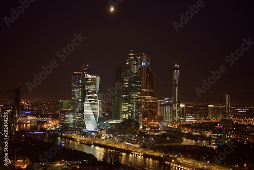 Wallpaper Mural Ночная Москва Torontodigital.ca