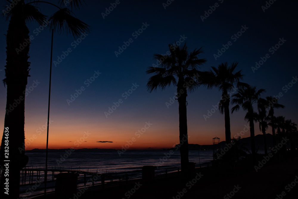 Obraz premium Закат над морем