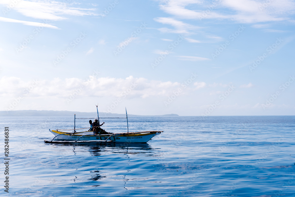 Fishing in the blue waters of Philippine Sea Fishing in the blue waters of Philippine Sea