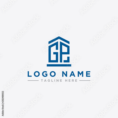 Inspiring company logo design from the initial letters of the GP logo icon. -Vectors