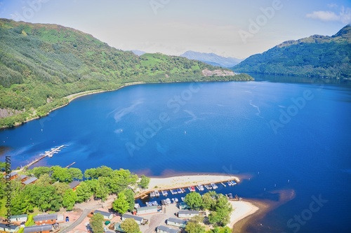 Aerial images of Loch Lomond and the Trossachs