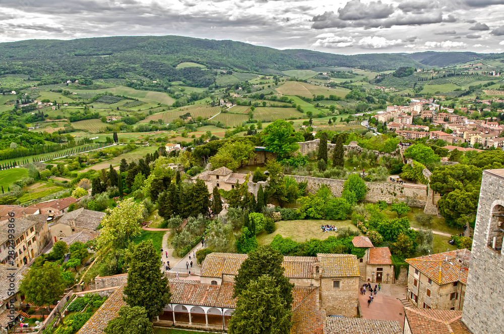 view of italy tuscany