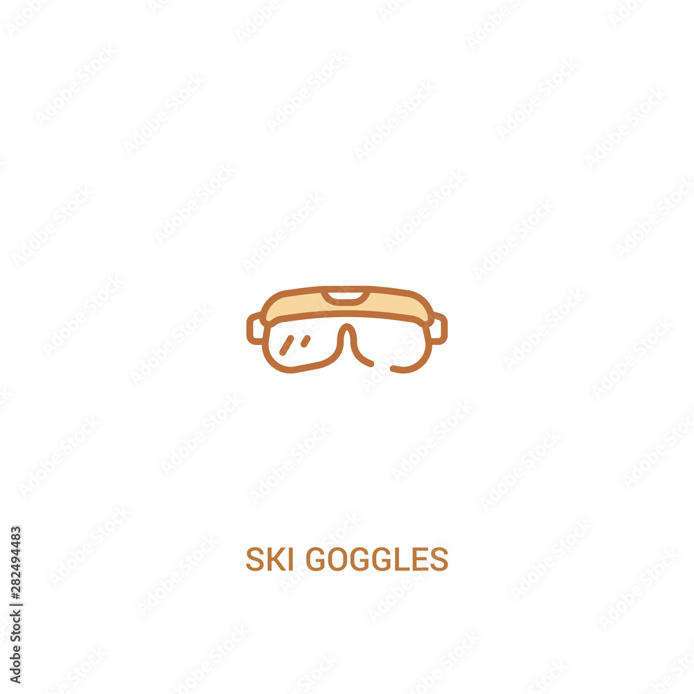 ski goggles used