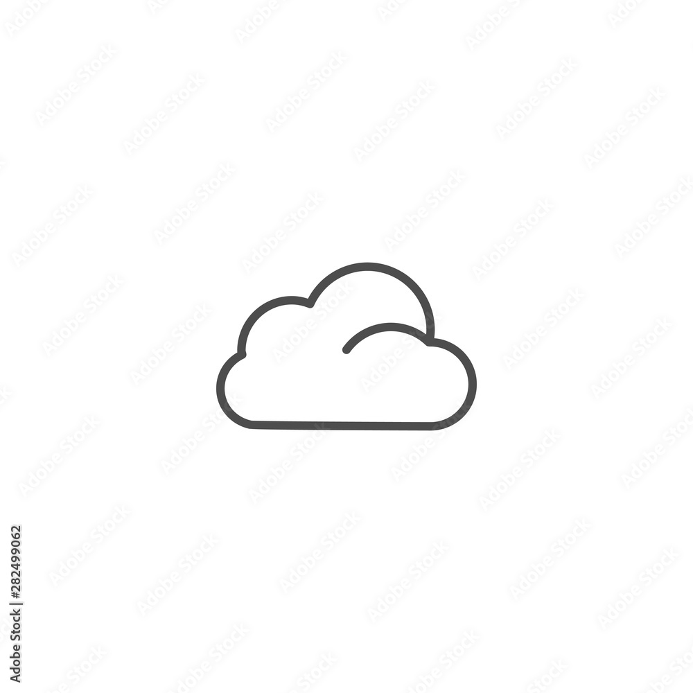 cloud sky icon vector illustration cloud sky icon vector illustration