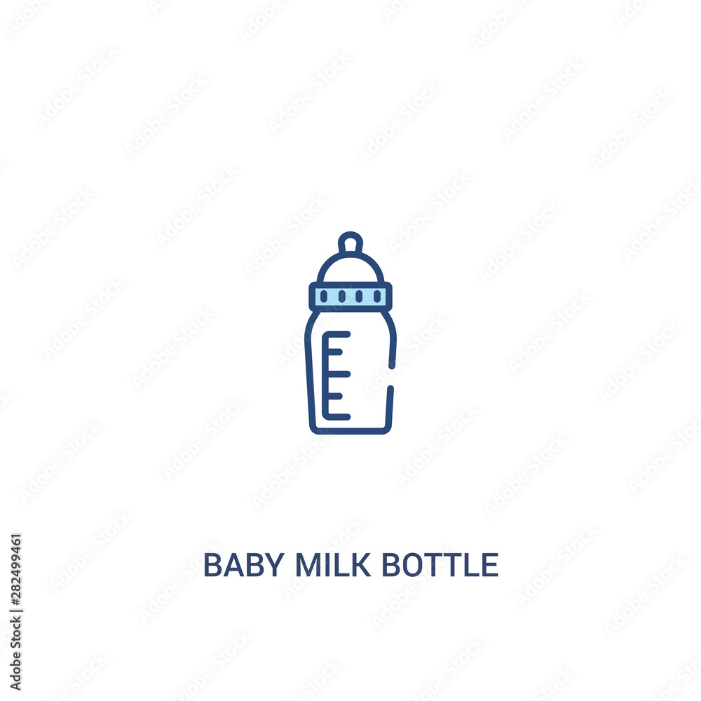 baby milk bottle concept 2 colored icon. simple line element illustration. outline blue baby milk bottle symbol. can be used for web and mobile ui/ux. baby milk bottle concept 2 colored icon. simple line element illustration. outline blue baby milk bottle symbol. can be used for web and mobile ui/ux.