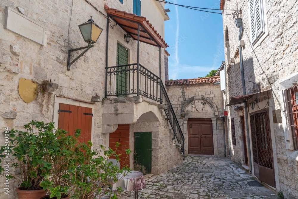 Tourist attraction Trogir in Croatia