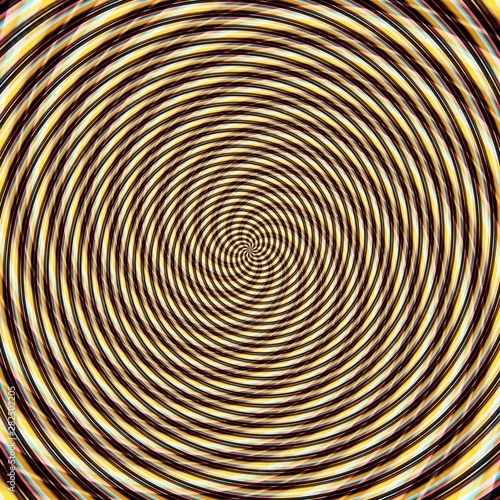 Abstract background illusion hypnotic illustration  delusion design.