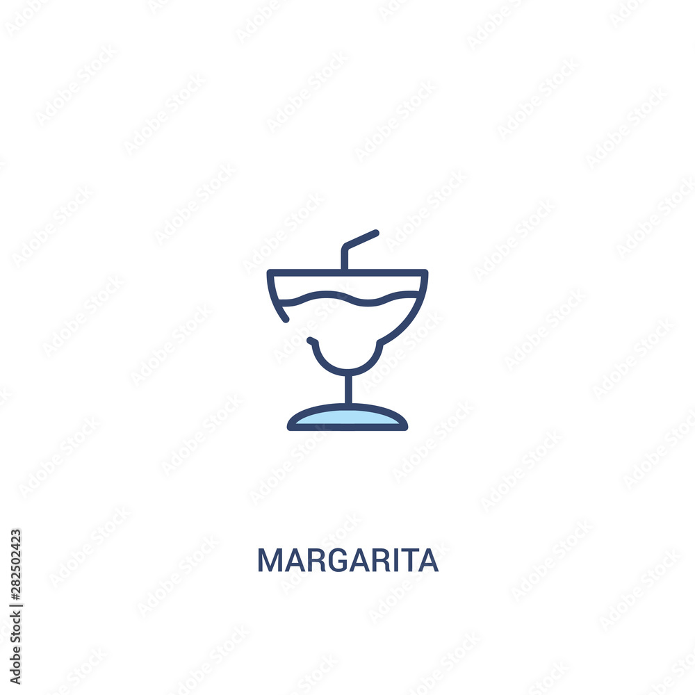 margarita concept 2 colored icon. simple line element illustration. outline blue margarita symbol. can be used for web and mobile ui/ux. margarita concept 2 colored icon. simple line element illustration. outline blue margarita symbol. can be used for web and mobile ui/ux.