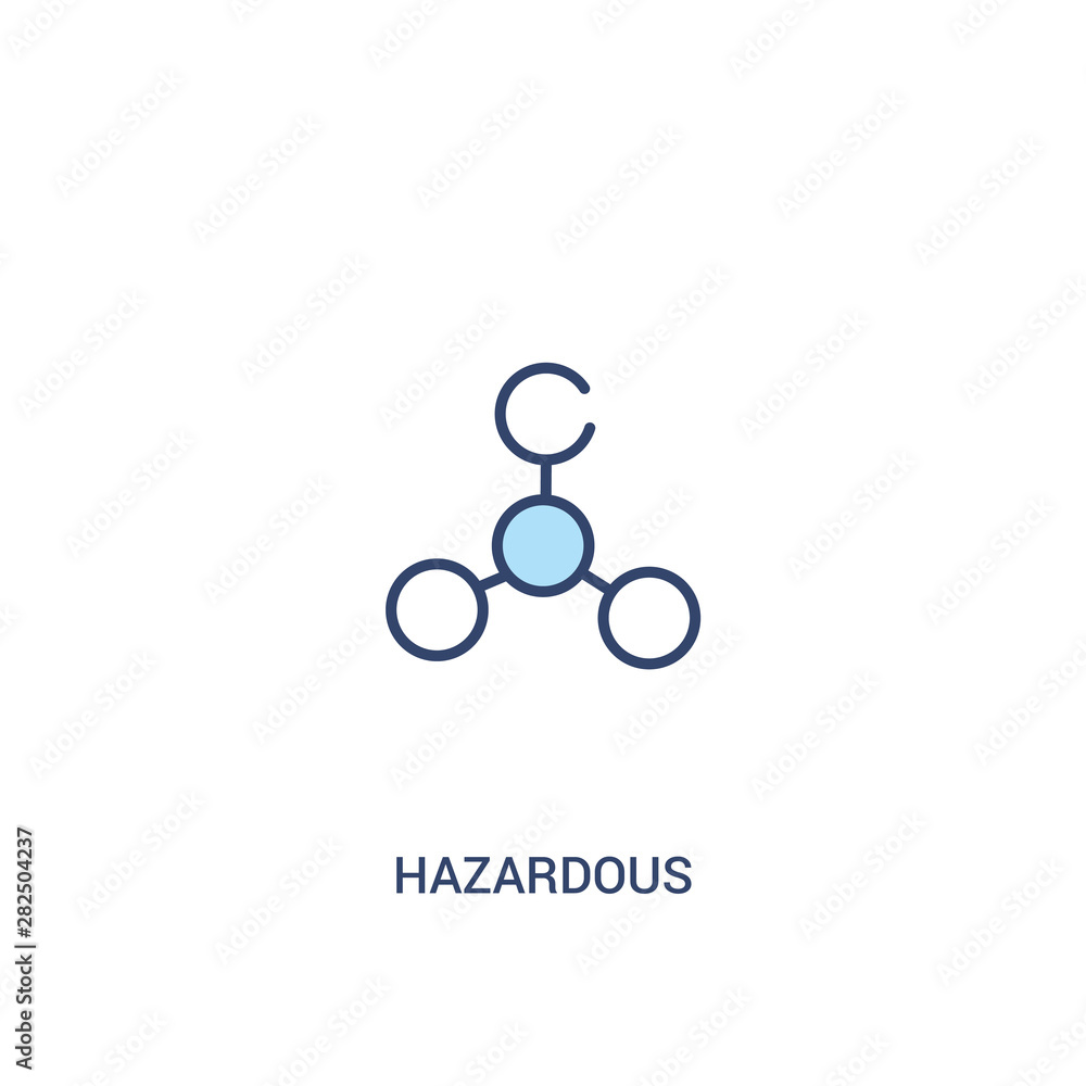 hazardous concept 2 colored icon. simple line element illustration. outline blue hazardous symbol. can be used for web and mobile ui/ux. hazardous concept 2 colored icon. simple line element illustration. outline blue hazardous symbol. can be used for web and mobile ui/ux.