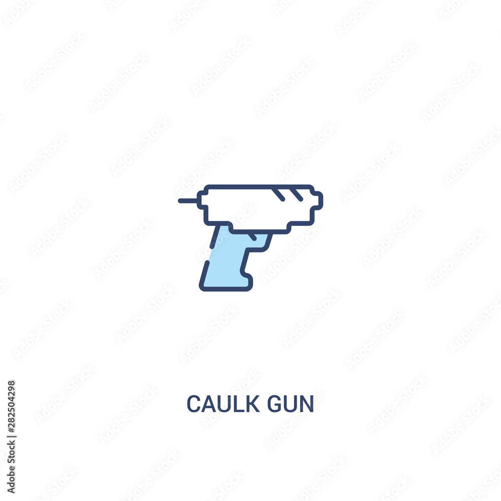 caulk gun concept 2 colored icon. simple line element illustration. outline blue caulk gun symbol. can be used for web and mobile ui/ux. caulk gun concept 2 colored icon. simple line element illustration. outline blue caulk gun symbol. can be used for web and mobile ui/ux.